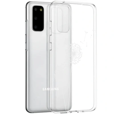 Afbeelding van Samsung Galaxy S20 Hoesje Siliconen en TPU (zacht) iMoshion Softcase/Backcover Wit Telefoonhoesje