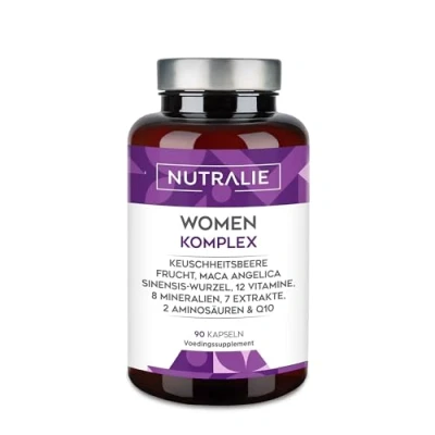 Afbeelding van Multivitaminen vrouwen Complex Voor met Vitaminen C, D, B D3, magnesium en meer van 20 Mineralen 90 capsules