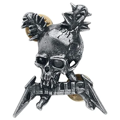 Afbeelding van Alchemy Metallica Damage Including Skull Pin Zilverkleurig