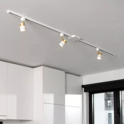 Afbeelding van Lucide TRACK FLORIS Railspot 1 fase Railsysteem / Railverlichting 1xGU10 Wit (Uitbreiding)