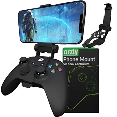 Afbeelding van Xbox Series X Controller Mobiele Gaming Clip, Telefoon Mount Verstelbare Telefoonhouder Klem Compatibel met serie XS, One, One S, Carbon Zwart