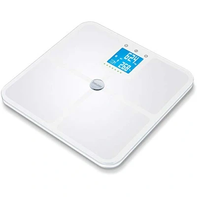 Afbeelding van Beurer BF 950 Black Personenweegschaal Uitgebreide lichaamsanalyse Bluetooth® Zwangerschapsmodus LED motivator HealthManager Pro app Tot 180 kg 8 Gebruikers Incl. batterijen 5 Jaar garantie