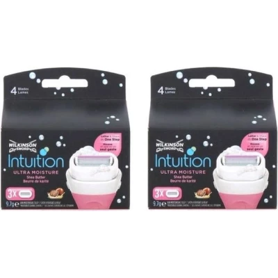 Afbeelding van Wilkinson Intuition Ultra Moisture Shea Butter Scheermesjes Duopak