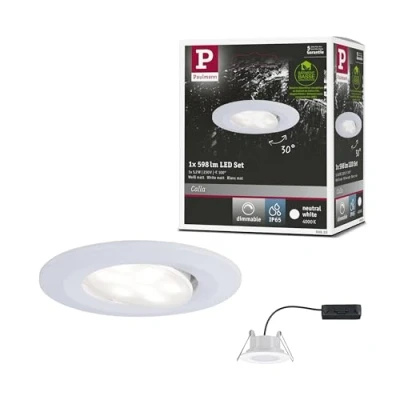 Afbeelding van LED inbouwlamp voor badkamer Paulmann Calla 99930 N/A Vermogen: 6.5 W Neutraalwit