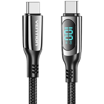 Afbeelding van Vention TAYBAV, 1,2 m, USB C, 2.0, 480 Mbit/s, Noir