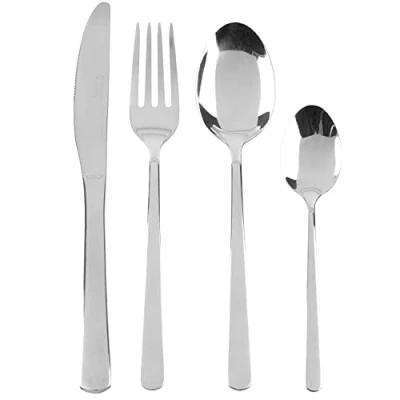 Afbeelding van Russell Hobbs Cutlery Set roestvrij staal 24 PC 6 persoons Tableware Deluxe Wenen