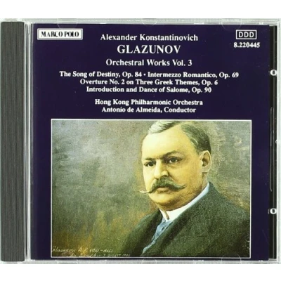 Afbeelding van Hong Kong Philharmonic Orchestra, Antonio De Almeida Glazunov: Orchestra Works Vol. 3 (CD)