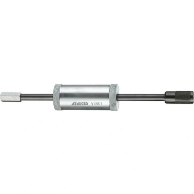 Afbeelding van GEDORE Traagheidstrekker voor kleine kogellagers, M10, balanceerblok 700 g, te gebruiken met schroefdraadinzetstukken, lengte 270 mm, 1,35/1 A