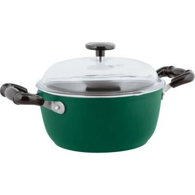 Afbeelding van Sambonet Kookpan Vintage Groen 20 cm incl deksel