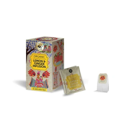 Afbeelding van Ministry Of Tea Lemon &amp; ginger bio 20 zakjes