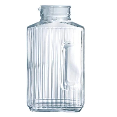Afbeelding van Glazen fles Luminarc Quadro Transparant Glas 2 L