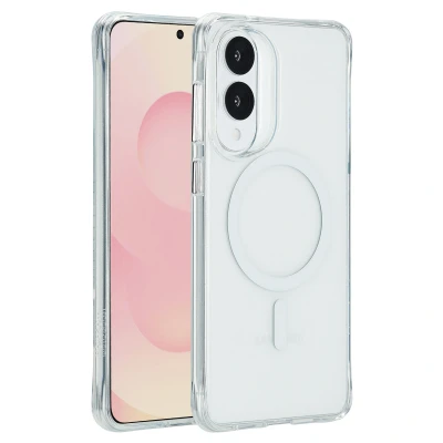 Afbeelding van Samsung Galaxy S25 Edge MagSafe Hoesje Kunststof imoshion Hardcase/Backcover Transparant Telefoonhoesje Shockproof/Valbescherming
