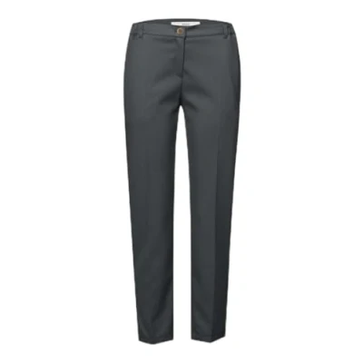 Afbeelding van Style Maron S Wool Touch broek in ontspannen silhouet, grijs, 31W x 30L