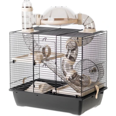 Afbeelding van Interzoo hamsterkooi Rocky plus zwart/zwart Gebr. de Boon