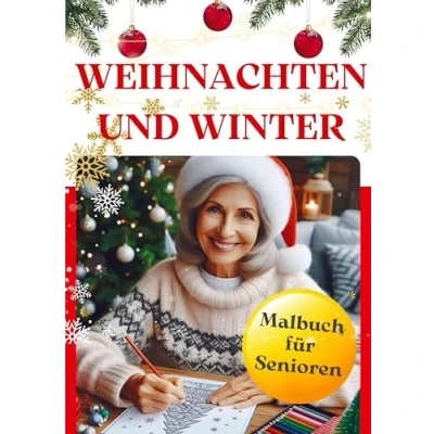 Afbeelding van Weihnachten und Winter Malbuch für Senioren