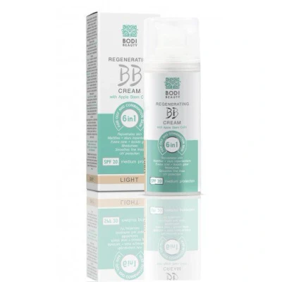 Afbeelding van Anti age BB CREAM SPF 20 voor de vette en gecombineerde huid kleur LIGHT appelstemcel 30ml