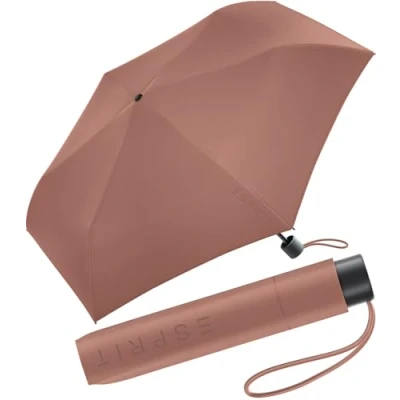 Afbeelding van Esprit Mini Pocket Paraplu Slimline FJ 2022, Chutney, 95 cm, Zakparaplu handopener