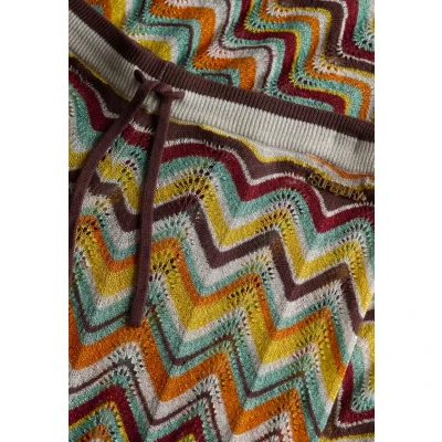 Afbeelding van Superdry zigzag WIDE Broek, Dames, Maat: 40, Mint stripe