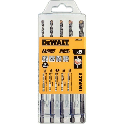 Afbeelding van DeWalt Accessoires 5 delige IMPACT steenboren set DT60099 QZ