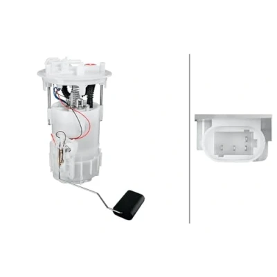 Afbeelding van HELLA 8TF 358 306 881 Brandstoftoevoereenheid Met pakking, brandstoftoevoermodule Electrisch Benzine RENAULT: Kangoo I, I Express