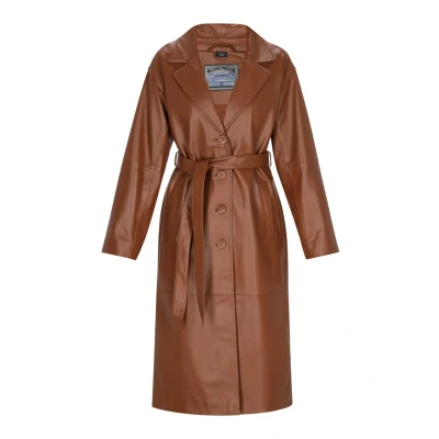 Afbeelding van Dreimaster Trenchcoat, Dames, Maat: 36, Ash brown
