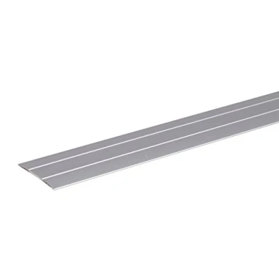 Afbeelding van Alberts 484491 Overgangsprofiel zelfklevend, met twee rillen aluminium, zilverkleurig geanodiseerd 900 x 38 mm