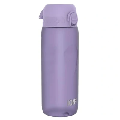 Afbeelding van Ion8 Waterfles, 750 ml/24 oz, Lekvrij, Makkelijk te Openen, Veilige Vergrendeling, Vaatwasserbestendig, BPA vrij, Hygiënische Deksel, Draaghandvat, Zachte Grip, Schoon, Geurvrij, Lichtpaars