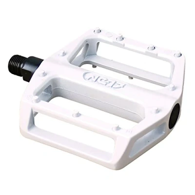 Afbeelding van NC 17 STD Zero Pro aluminium platform pedalen/fietspedalen MTB/mountainbike pedaal/BMX pedaal/duurzaam, super licht/vaste pinnen, wit