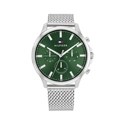Afbeelding van Tommy Hilfiger heren Horloge TH1710499 in de kleur Zilver