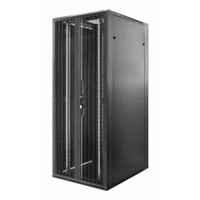 Afbeelding van DSIT 47U serverkast met dubbele geperforeerde voor en achterdeur 800x1200x2200mm (BxDxH) serverbehuizing serverrack 19 inch