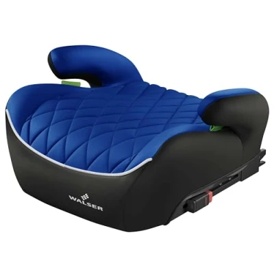 Afbeelding van kinderzitje Andy ISOFIX, Premium zitverhoger auto ECE R 129 gekeurd, zwart/blauw