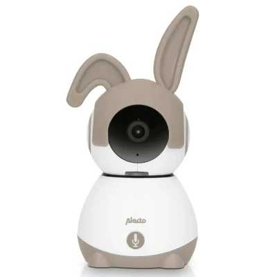Afbeelding van Alecto SMARTBABY10BE Wifi babyfoon met camera, wit/taupe