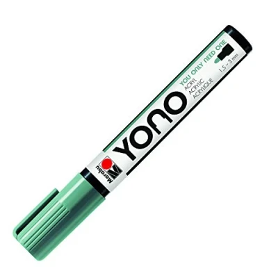 Afbeelding van Marabu YONO Marker, Mistel 159, 12400103159, veelzijdige acrylstift met Japanse ronde punt, 1,5 3 mm, op waterbasis, lichtecht en waterbestendig, voor bijna alle ondergronden