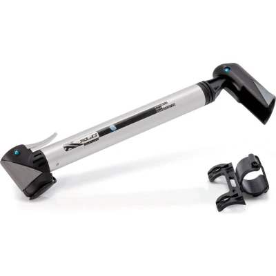 Afbeelding van XLC PU R03 Race Mini Fietspomp Aluminium Zwart/Zilver