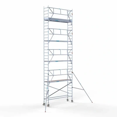 Afbeelding van Gevelvrije rolsteiger 0.75x3.05x10.20m werkhoogte &quot;houten platformen&quot;