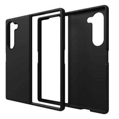 Afbeelding van Samsung Galaxy Z Fold 6 Hoesje Kunststof ZAGG Hardcase/Backcover Zwart Telefoonhoesje Shockproof/Valbescherming