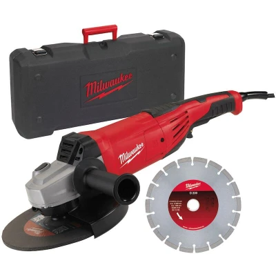Afbeelding van Milwaukee AG 22 230 E diamantset Haakse slijpmachine + 4933440300