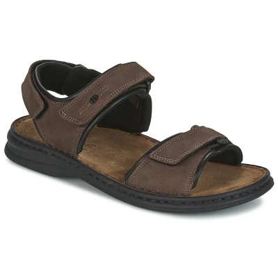 Afbeelding van Josef Seibel Sandalen, Heren, Maat: 40, Schwarz Leer