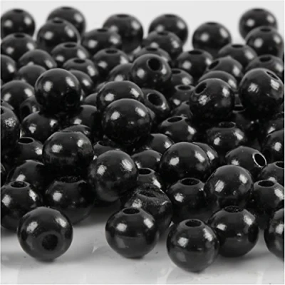 Afbeelding van Creotime Kralen 8x2 Mm 15 Gram 80 Stuks Zwart