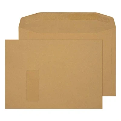 Afbeelding van Blake 13775 Manilla 250 stuks C4 229 x 324 mm Window 100 g/m²