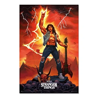 Afbeelding van Poster Stranger Things Eddie 61x91,5cm