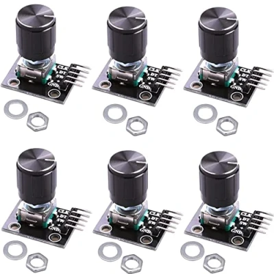 Afbeelding van RUNCCI YUN 6 x KY 040 draaihoekcoder, roterende encoder module voor Arduino