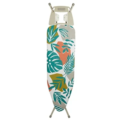 Afbeelding van Salter LASAL72226WFLREU7 Warm Harmony Collection Ironing Board, Super Smooth Press with 7 Height Options, 122 x 38cm Length, 5 Year Guarantee, Sturdy Legs For Extra Stability