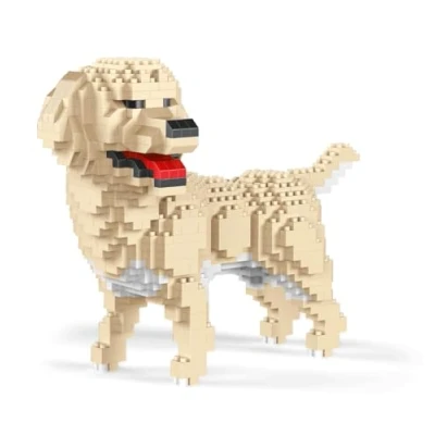 Afbeelding van Miniatuur bouwfiguur. Golden Retriever, model 2.
