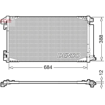 Afbeelding van Denso Airco condensor DCN50119