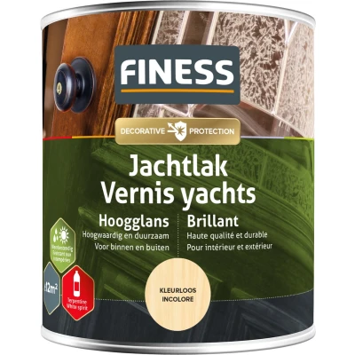 Afbeelding van Finess jachtlak hoogglans 750 ml, kleurloos
