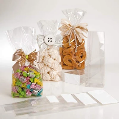 Afbeelding van Italpak Transparante zak voor levensmiddelen, vierkant, 14 + 8 x 35 cm