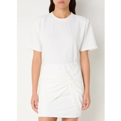 Afbeelding van Refined Department dames Mexie top met structuur in de kleur Wit, maat: S