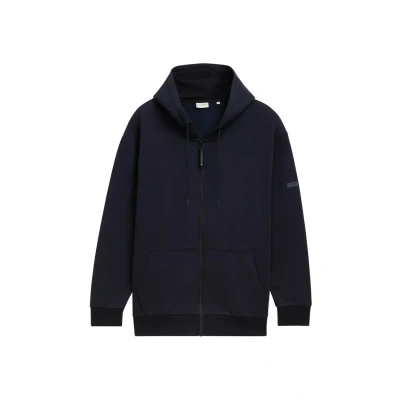 Afbeelding van TOM Tailor Sweater met rits, Heren, Maat: 4XL, Sky captain blue