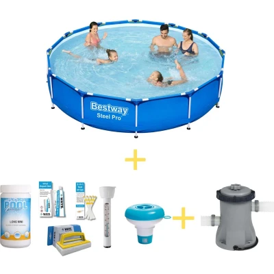 Afbeelding van Bestway Zwembad Steel Pro 366 x 76 cm Inclusief WAYS Onderhoudspakket &amp; Filterpomp